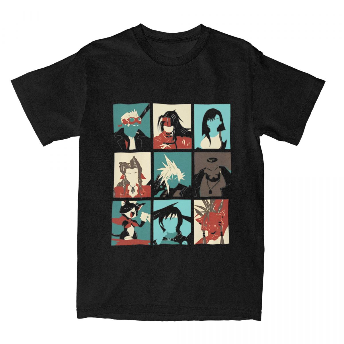 Poster Men Fashion - Fantasy Final 7 T-Shirt Mens Game