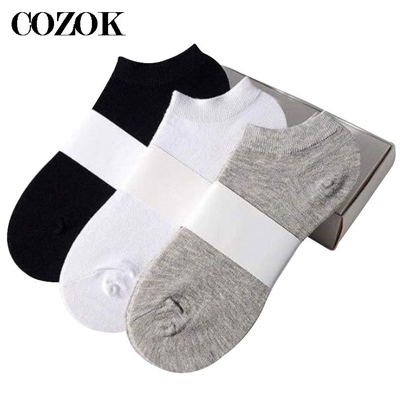 10pcs=5 Pairs Mens Socks Casua - Socks Ankle Men 评论和价格