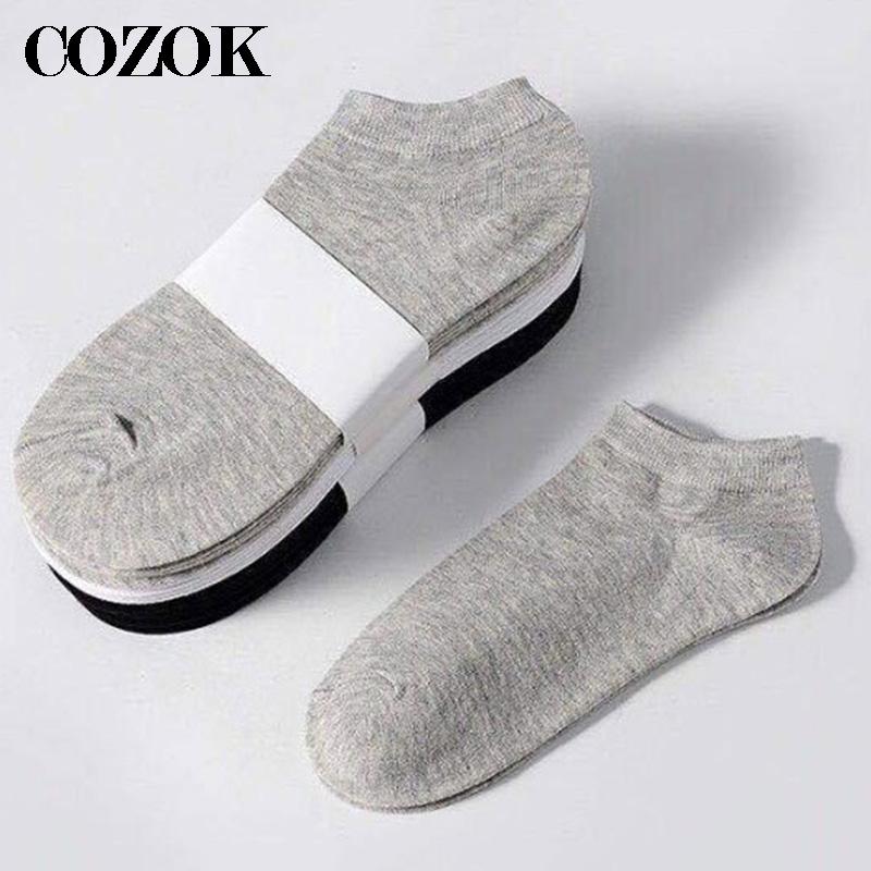 10pcs=5 Pairs Mens Socks Casua - Socks Ankle Men 评论和价格
