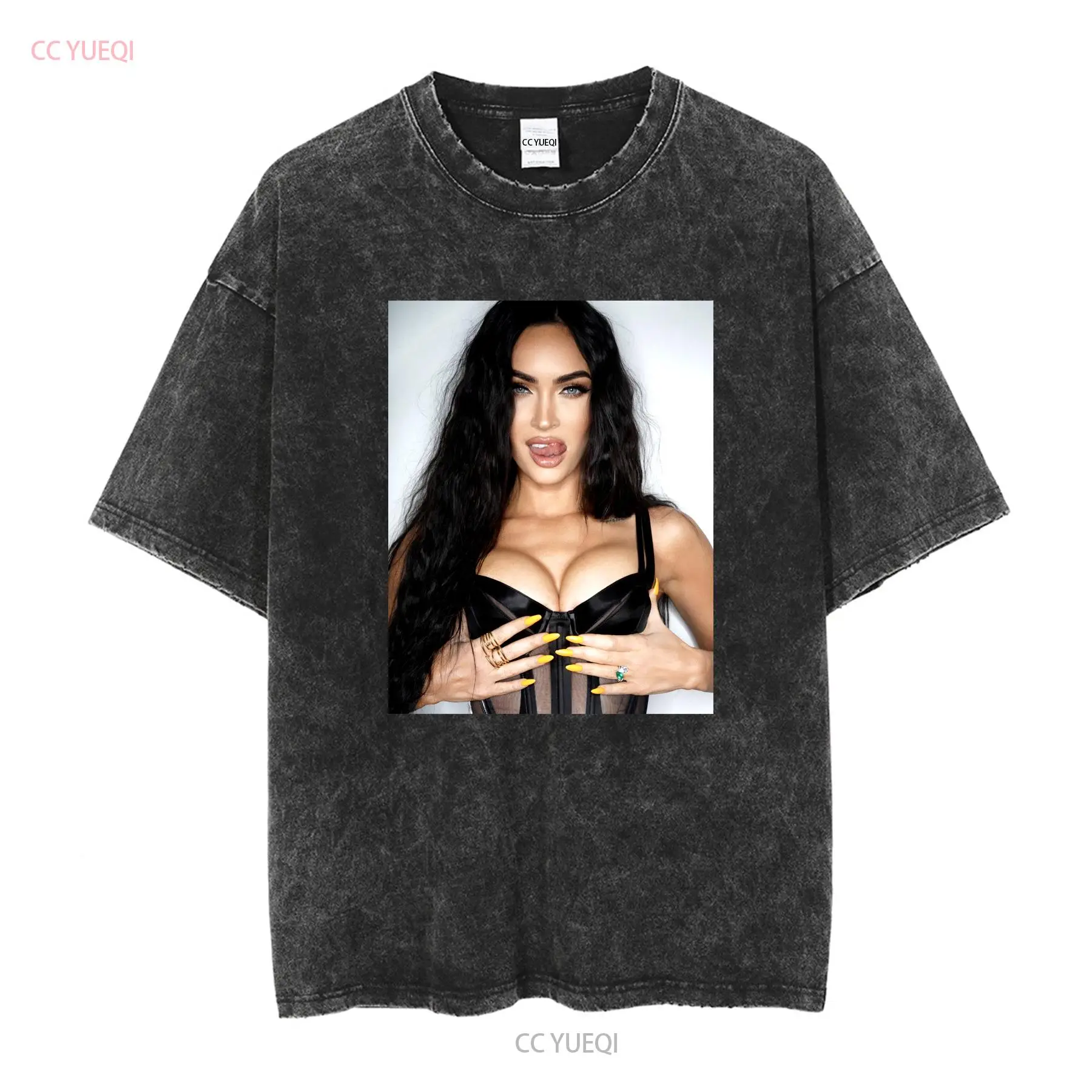 Megan Fox T shirt Poster long  - Poster Men Fashion 评论和价格