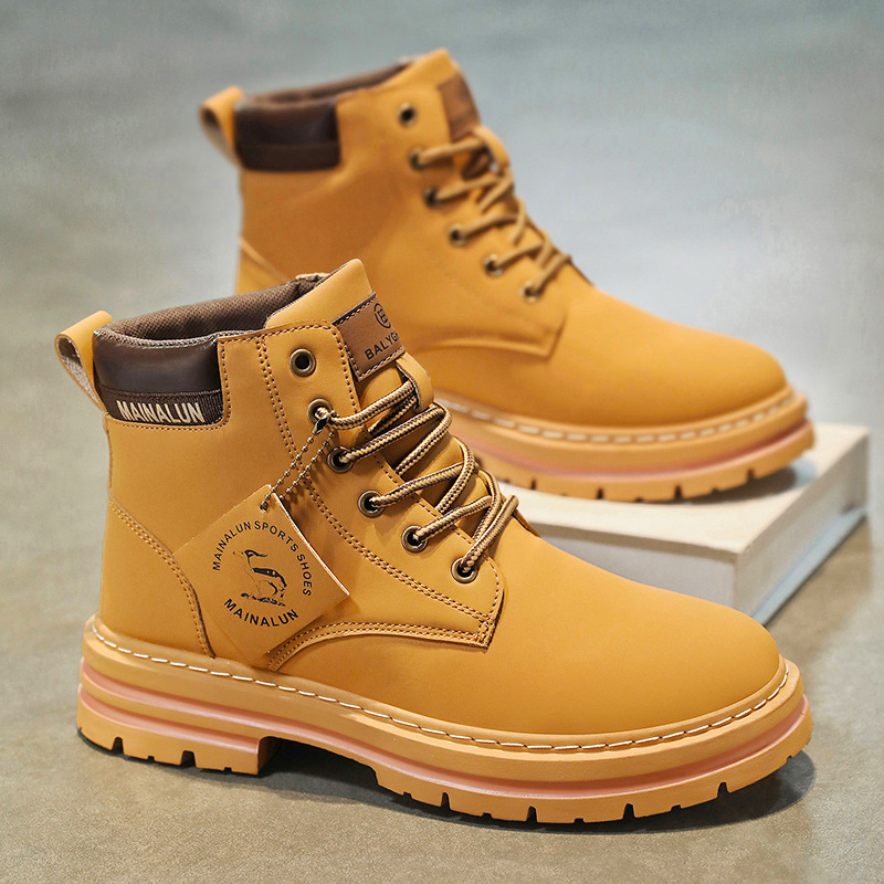 Classic Men High Top Boots Hig - Mens Fashion Trainers 评论和价格