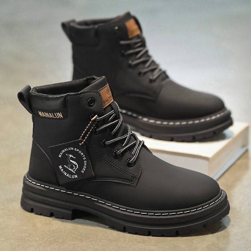 Classic Men High Top Boots Hig - Mens Fashion Trainers 评论和价格