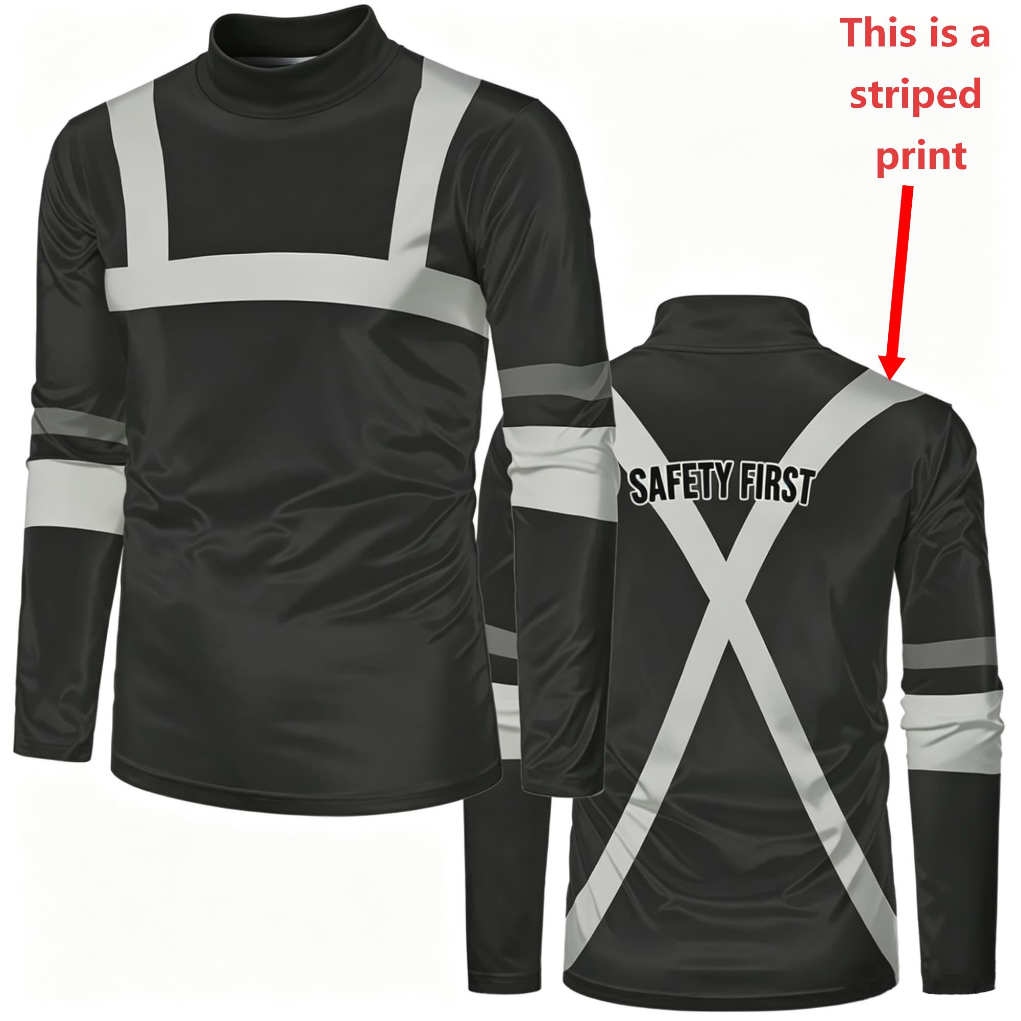 Men Mock Neck Long Sleeve T‑Sh - Men'S Fashion T Shirts 评论和价格
