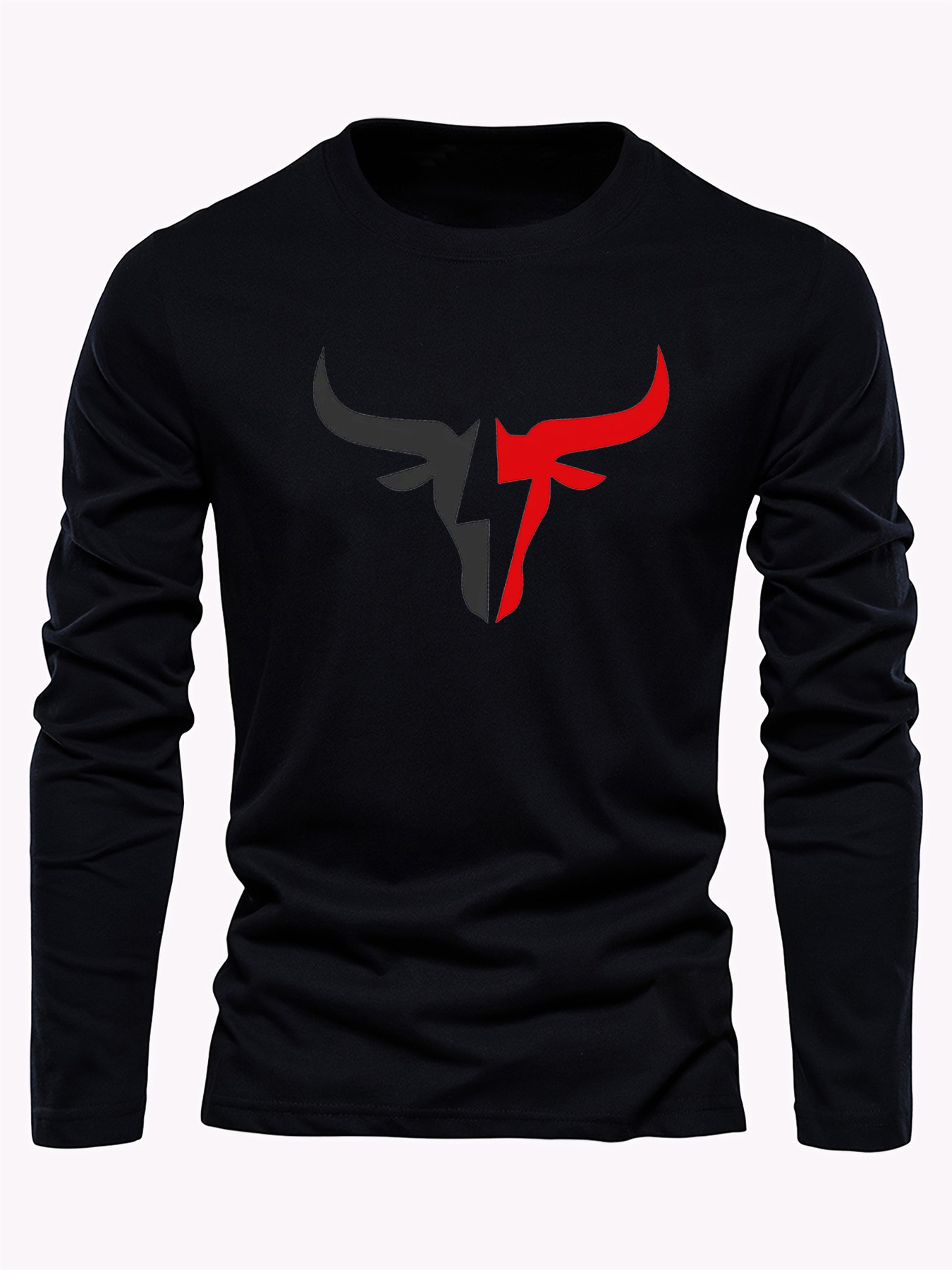 Simple Solid Color Men's Long  - Men'S Fashion T Shirts 评论和价格
