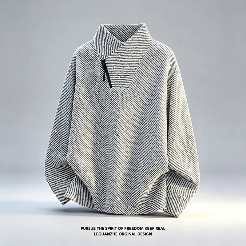 Mens Asymmetric Zip Stand Coll - Mens Fashion Summer 评论和价格