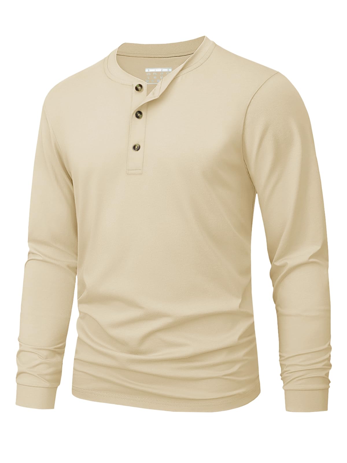 Men's Henley T-Shirt Simple So - Mens Fashion Clothes 评论和价格