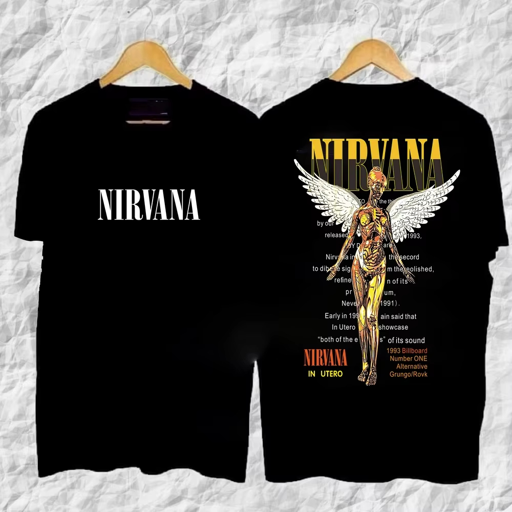 Nirvana Rock Band Classic Albu - Poster Men Fashion 评论和价格